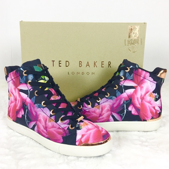 Ted Baker London Shoes - Ted Baker London Sneakers Vleil Citrus Bloom Sz 9M